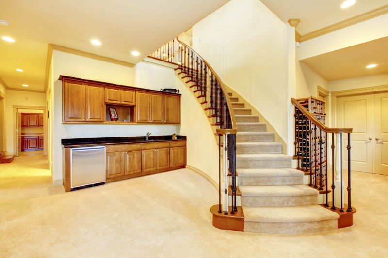 Curved Staircase Installation in Kansas City, KS