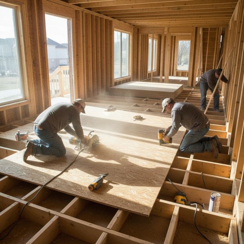 Plywood Flooring Installation in Wilmington, NC